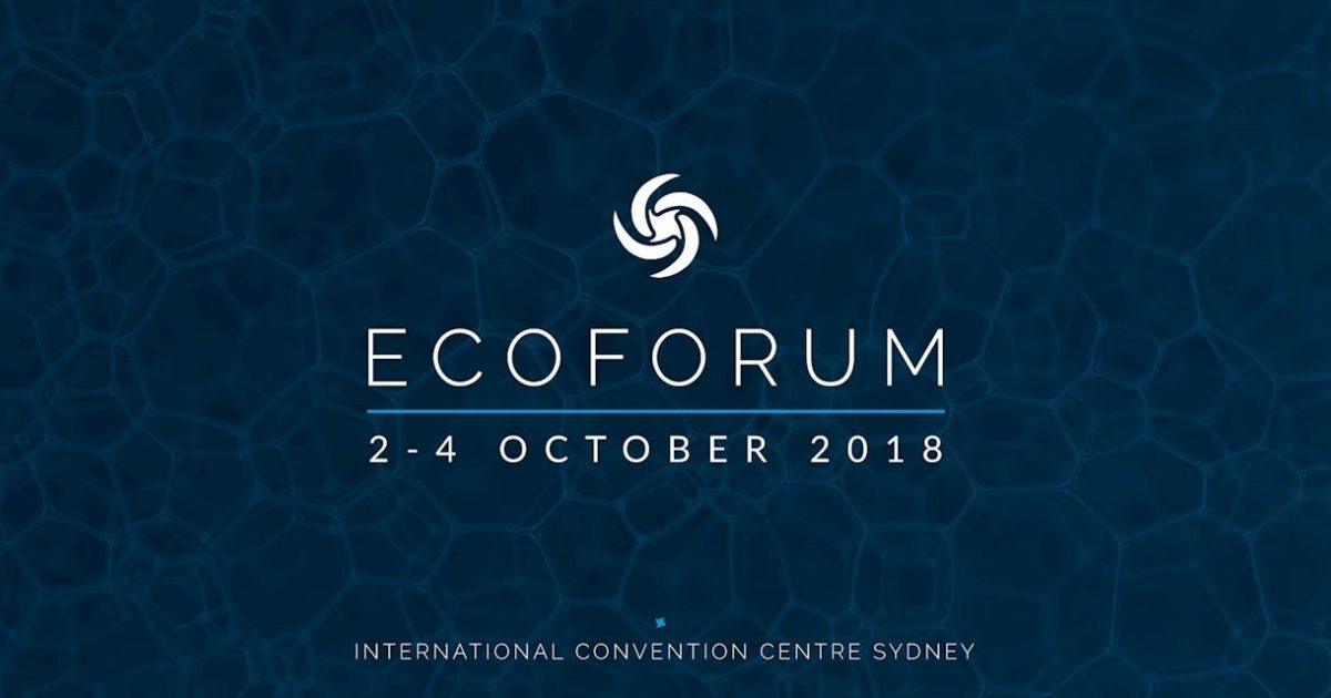 Visit us at Eco-Forum