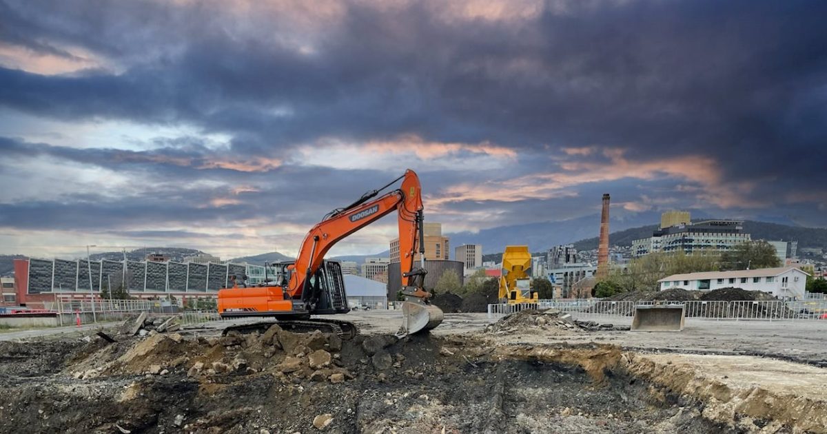 Works are well underway in Hobart