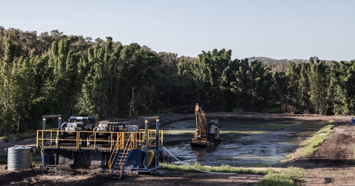 Sludge Pond Reclamation and Dewatering