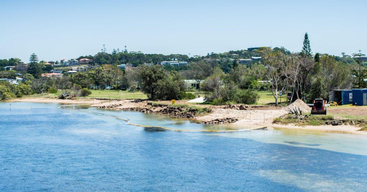 Shaws Bay Eastern Arm Erosion